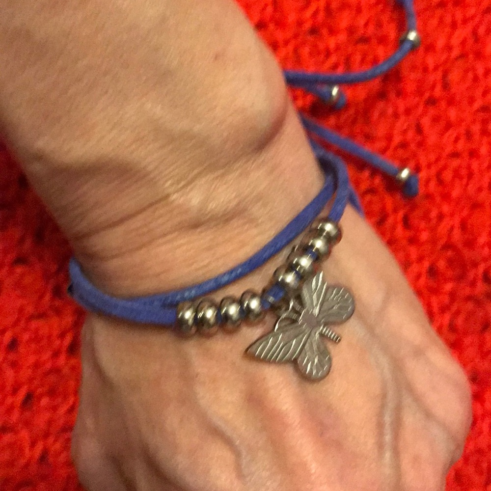 Adjustable leather bracelet. Brand new.